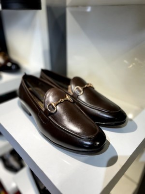 GUCCI LOAFER GG 2 BROWN