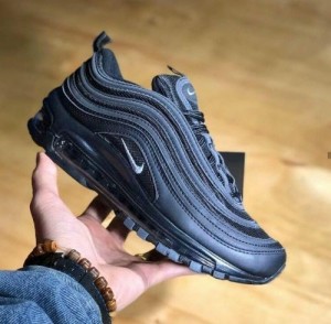 Nikee Airmax 97 All Black Reflective