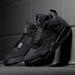 nikee Air Jordan Retro 4 black cat semi ua