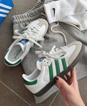 Adida s Samba White Green