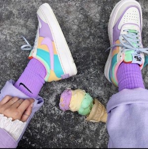Nike Airforce 1 shadow pastel womens