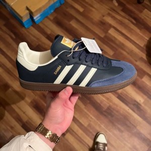 Adidass Samba Navy Blue With Og Box