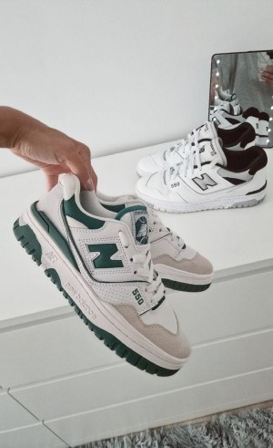 NEW BALANCE 550 White green