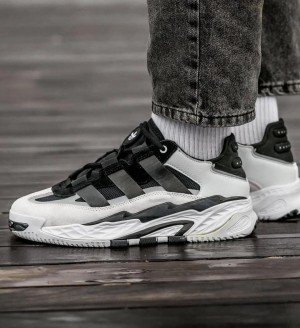 Adidass Niteball Low Top Black White
