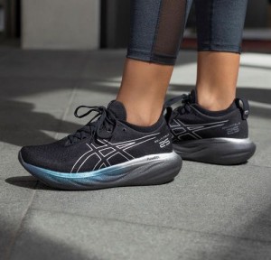 gel nimbus 25 platinum black