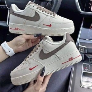 Air Force 1 Low Red Swoosh