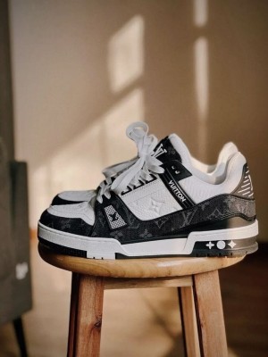 Louis Vuitton lv Trainer Black Denim