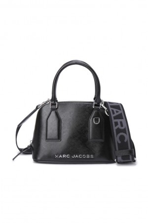 Marc Jacobs TradeMarc Small Dom Satchel Bag 216 Black 