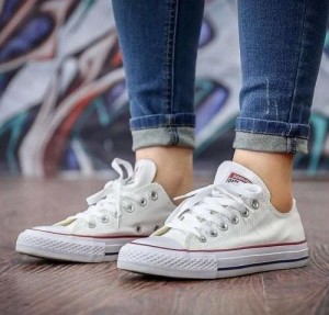 Convers e All Star short white women s