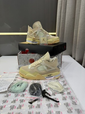 Nike Air jordan 4 off white Sail semi UA