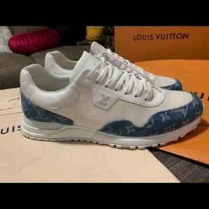 Louis Vuitton LV Runaway Monogram Denim White Blue Fix