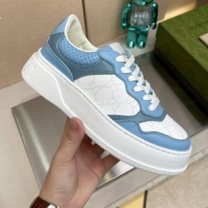 Guccii embossed platform with chunky sneaker Fix