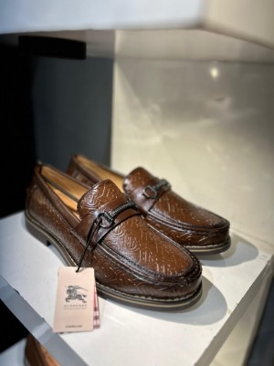 BURBERRY PARTY WEAR LOAFER BROWN BB 5 sig