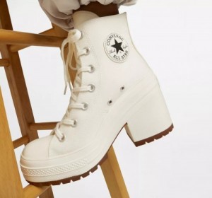 Convers.ee Chuck 70 De Luxe Heel White 467