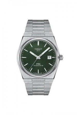 Tissot Prx Powermatic Green Automatic Sapphire Glass