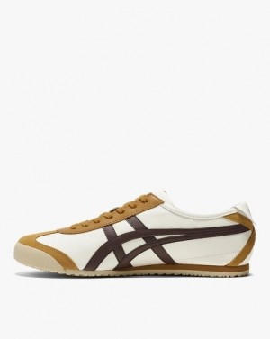 onitsuka tiger mexico 66 cream & licorice brown  