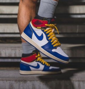 Jordan 1 Retro High Union LA Storm Blue Top batch