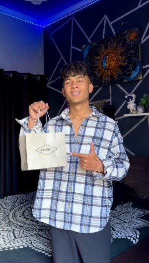 FOSSIL_AUTOMATIC BLUE WITH BRAND BOX