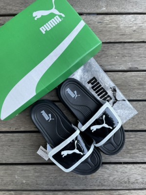 Puma Wildcat Sportswear Velcro Black Slide