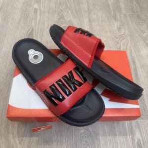 NIKE STYLISH RED BLACK FLIP FLOP 