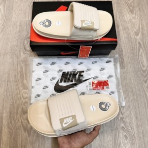 NIKE OFFCOURT PREMIUM CREAM SLIDES 