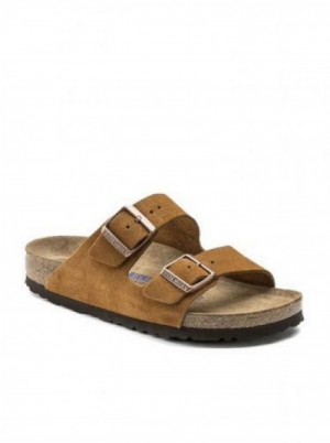 Birkenstock tan suede arizona
