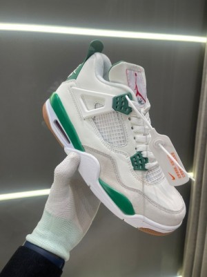 Jordan Retro 4 Pine Green Semi UA Suede