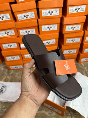 HERMES IZMIR SANDALS BROWN