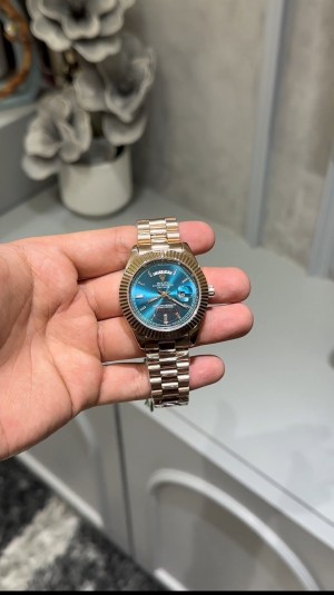 ROLE X DAY DATE ROSE GOLD BLUE