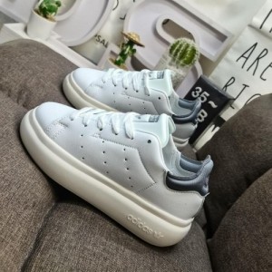 A didass Stan Smith Platform White Grey
