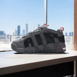Nikee Air More Uptempo Grey Black fix