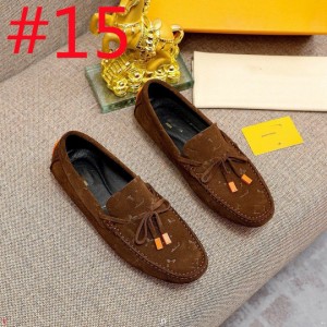  suede embossed luxury loafers brown