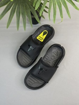 UNDER ARMOUR PROJECT ROCK 3 FULL BLACK SLIDES