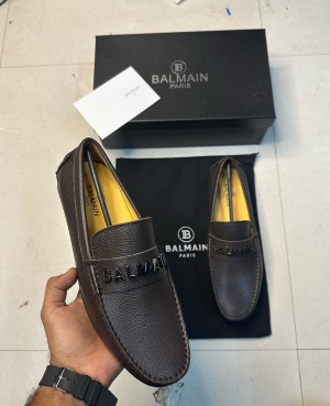 Balmainn Leather Luxury Loafer Brown L10 Balmainn Leather Luxury Loafer Brown L10
