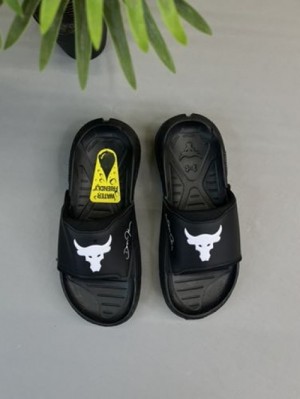 UNDER ARMOUR PROJECT ROCK BLACK SLIDES