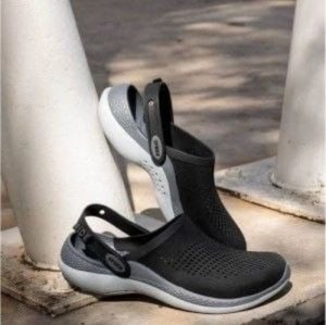 Croc S Literide Black grey