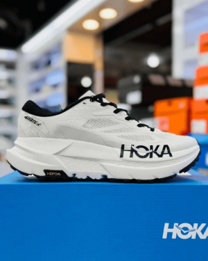 Men Hok-a Mafate X Trail Runners White Shoes