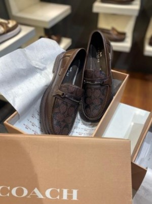 Coach Premium Brown Party Wear Loafer