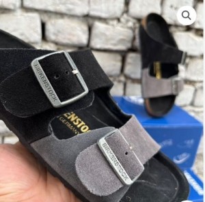 Birkenstock Arizona black grey split