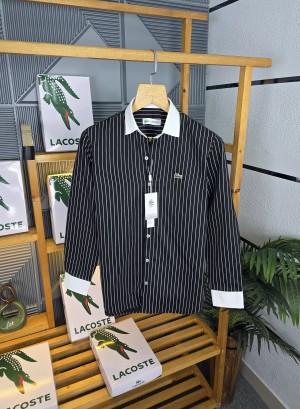 Lac Pattern Shirts Black K67-B