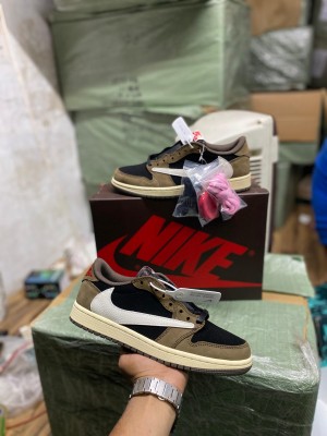 Travis Scott X Air Jordan 1 Low OG Dark Mocha UA quality Fix Travis Scott X Air Jordan 1 Low OG Dark Mocha UA quality Fix