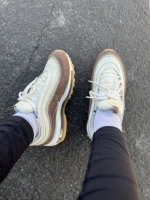 airmax 97 muslin pink foam crepe brown