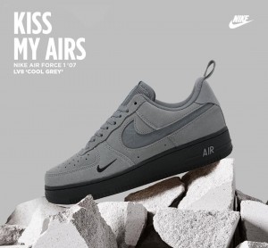 Ni kee Airforce 1 07 LV8 SE Reflective Swoosh Cool Grey