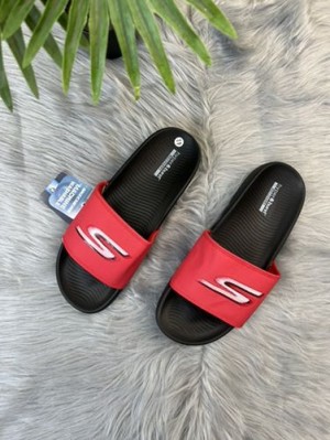 Skech ers Hypet burst Double Tone S logo Red