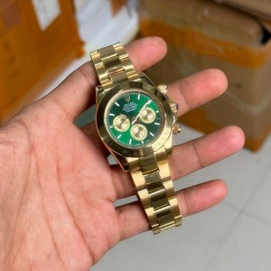 Rolex 2025 Cosmograph Daytona Yellow Gold Green Dial