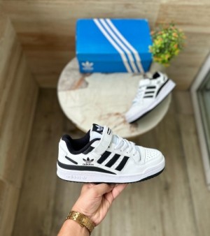 Adidass Original Forum Low Black And White Women