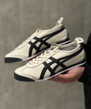 Onitsuka Tiger Mexico 66 Cream Black Gold Women s