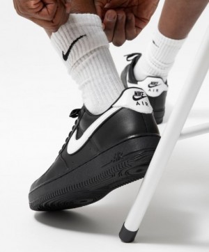 Nikee AirForce 1 Low Retro Black White Black 712