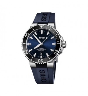 Oris Aquis Date Blue Silicon