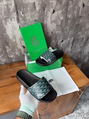 Goyard Paris Green Premium Sandal Mens FIXED